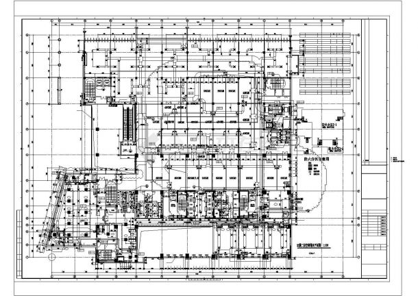 [浙江]高层办公大楼空调通风及防排烟系统设计施工图（人防设计）-图二