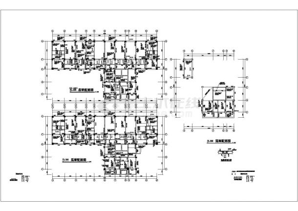 某高层公寓酒店框架剪力墙结构施工图（共20张）-图二