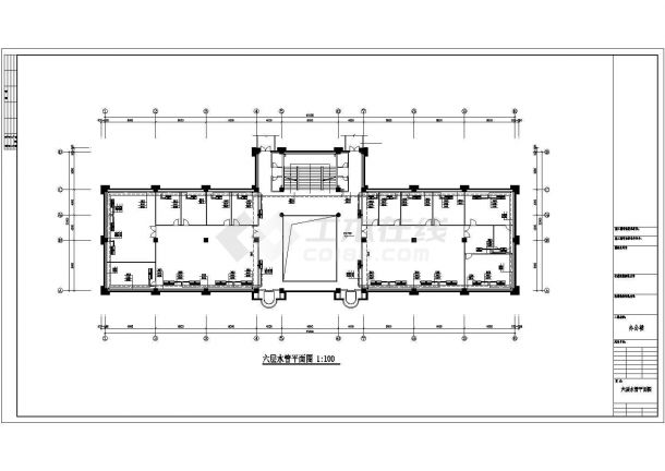 某七层综合办公楼中央空调设计图-图二