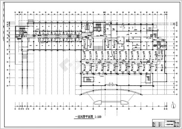 某地上八层宿舍楼地源热泵空调施工图（含设计说明）-图一