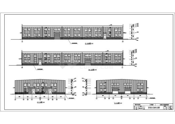 【苏州】2586平方米轻型钢结构百货超市毕业设计（含建筑、结构图）-图一