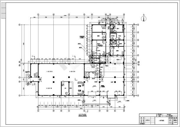 某综合楼毕业设计(含计算书、部分建筑结构设计图)-图一
