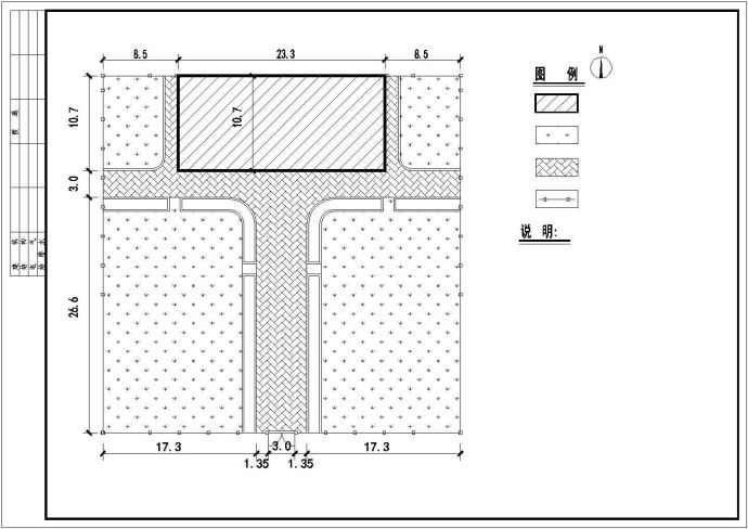 某231㎡单层管理房建筑结构施工图（高4米）_图1