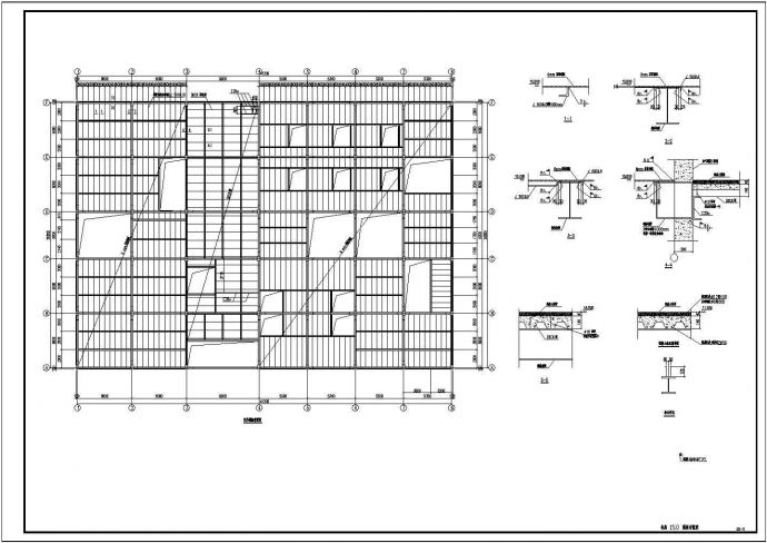 某地多层钢结构厂房建筑设计施工详图_图1