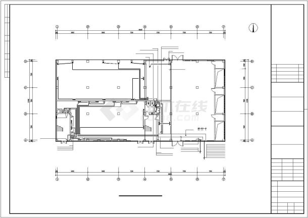 某三层综合楼电气设计施工图纸-图二