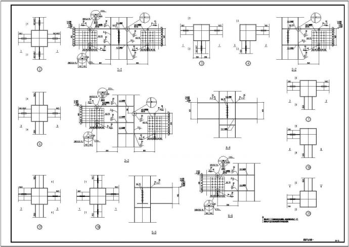 某地一套多层钢结构厂房结构设计图纸_图1