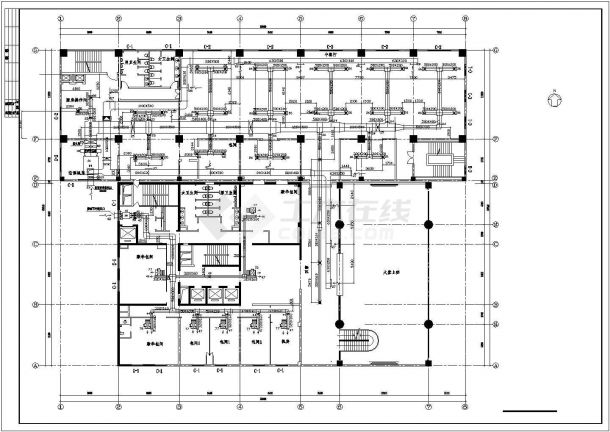 [成都]13000㎡十三层大型饭店综合楼中央空调设计施工图-图一