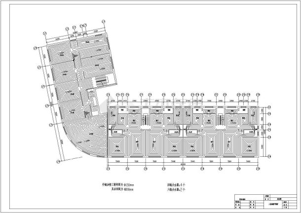 某五层综合楼地板采暖施工图纸-图二
