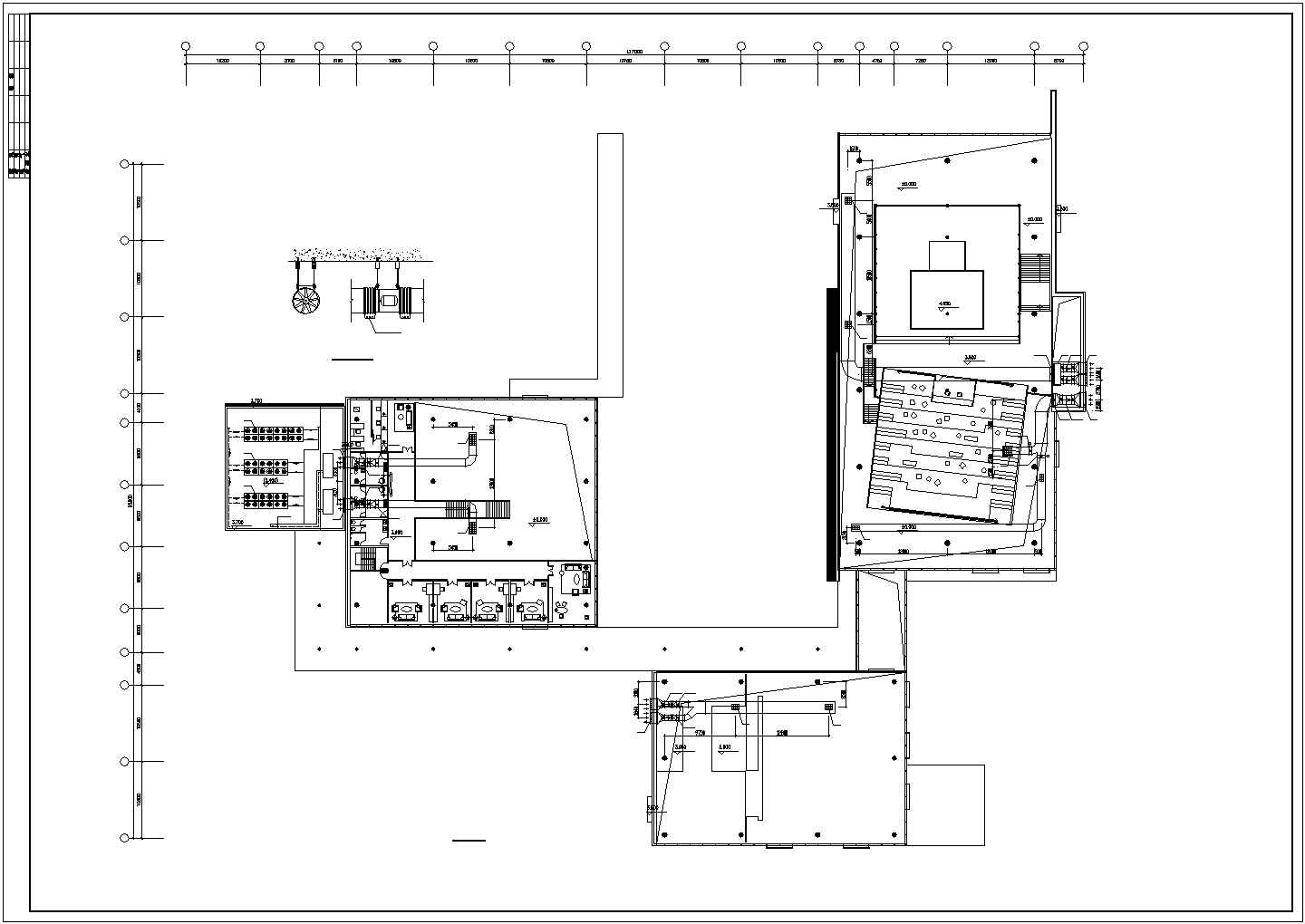 某613.9㎡综合楼(展览厅)中央空调施工图
