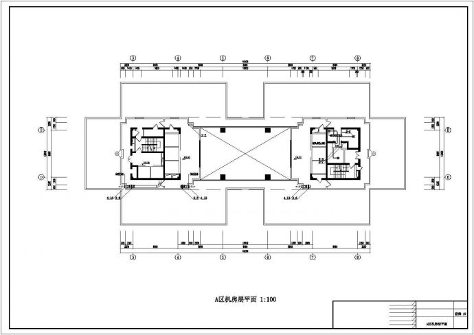 某综合楼空调和通风防排烟设计施工图纸_图1