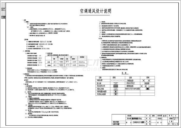 某市31851㎡二十三层防汛抗旱指挥调度中心综合楼空调图-图二