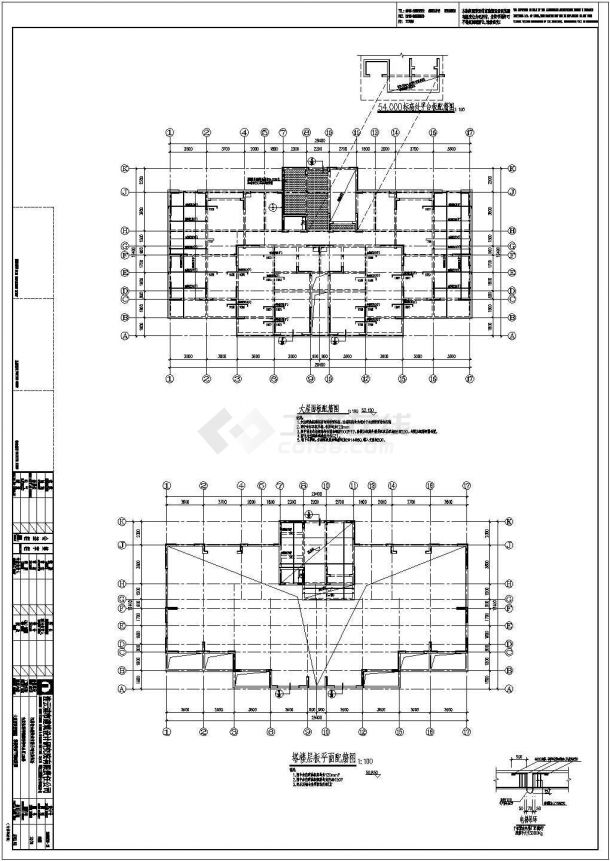 某地保障性住房结构设计施工全套详图-图二