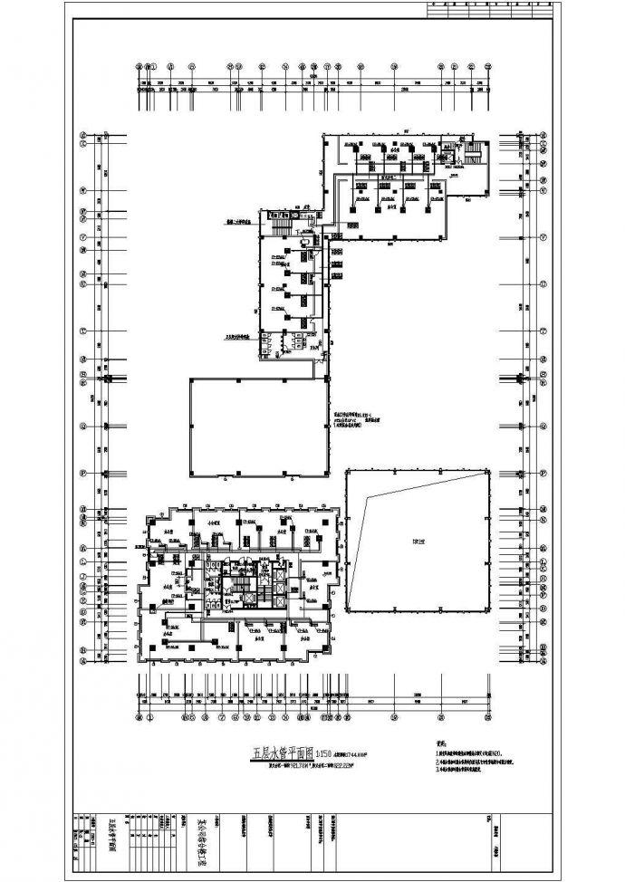 某26层公司综合楼中央空调设计图纸_图1