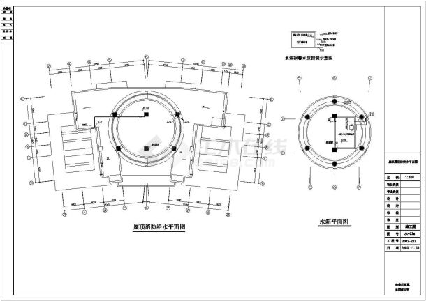 某十一层综合楼消防给水系统设计图-图一