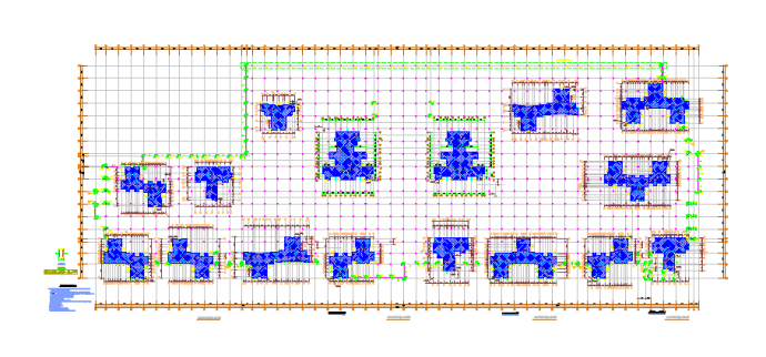 广场地下结构墙柱节点构造详图_图1
