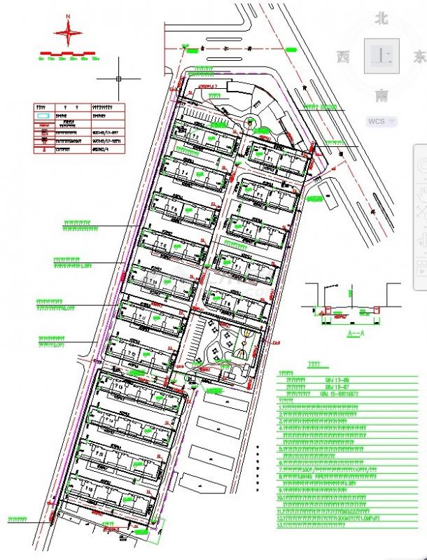 天津市南阳花园小区总平面规划设计CAD图纸（含给排水平面规划图）-图一