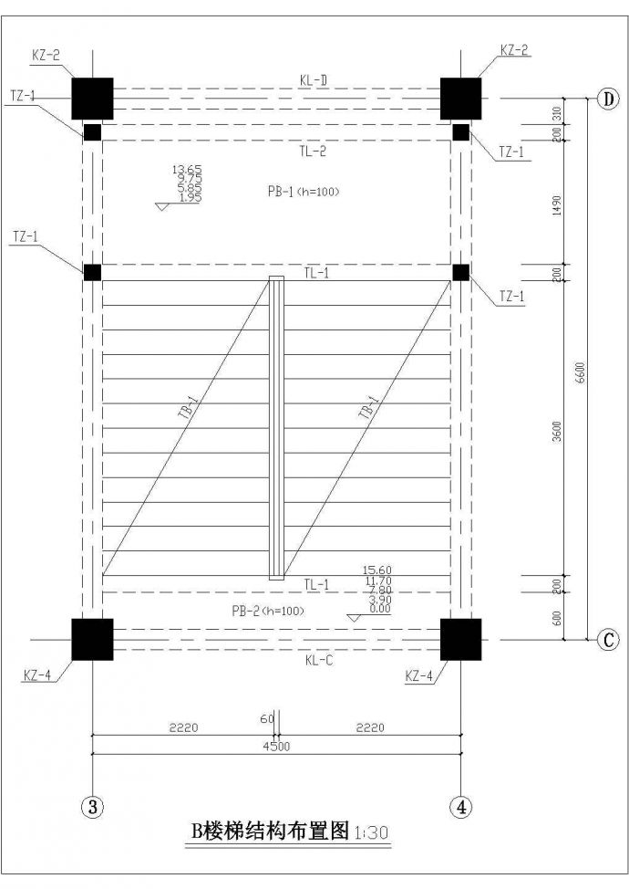 黑龙江某6196㎡中学教学楼毕业设计（含计算书，建筑、结构图）_图1