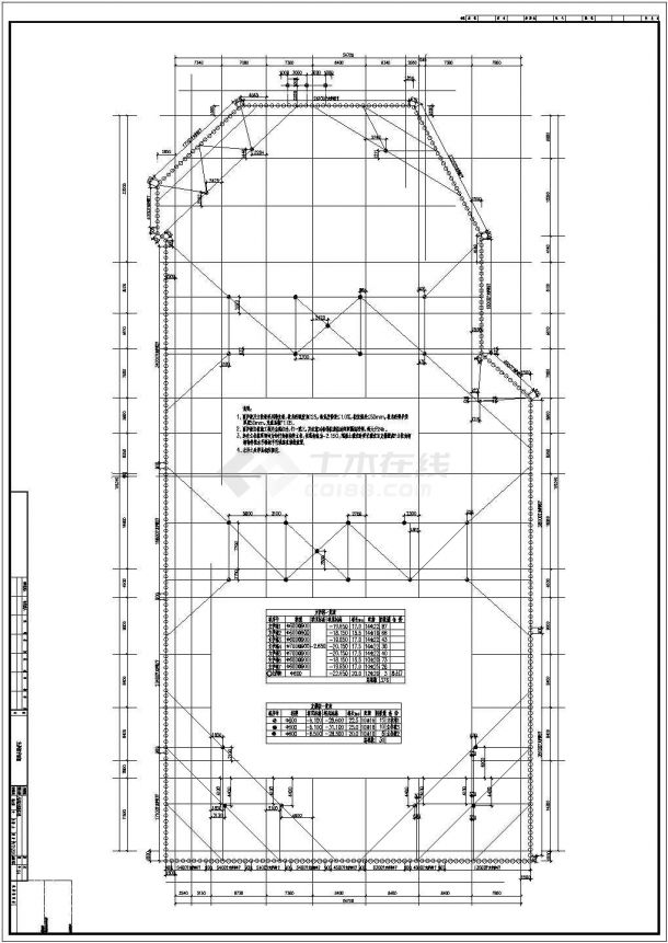 某地区基坑围护工程设计施工图纸大全-图二