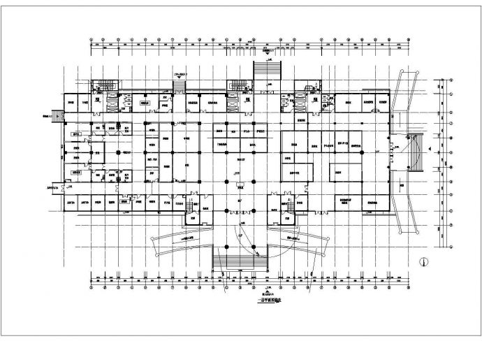 某地区医院综合楼建筑设计图（全套）_图1