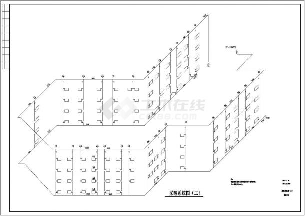 某5046㎡西城分院附属地上三层中学暖通图-图二