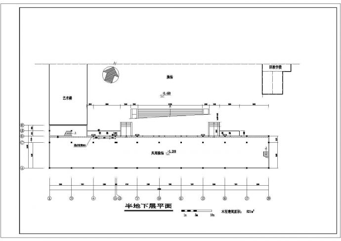 广西某地上五层中学教学楼给排水图（含设计说明）_图1