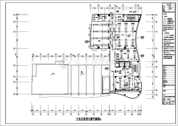 宜昌某十五层办公楼蓄冰系统全套设计施工图-图一