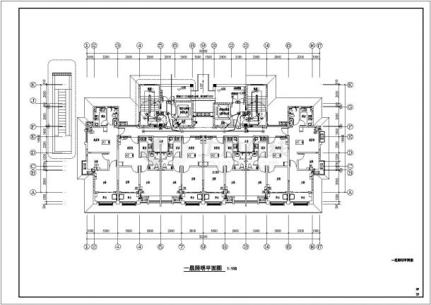 [安徽]某5474㎡十四层住宅及商铺强弱电系统设计施工图纸（含人防）-图二
