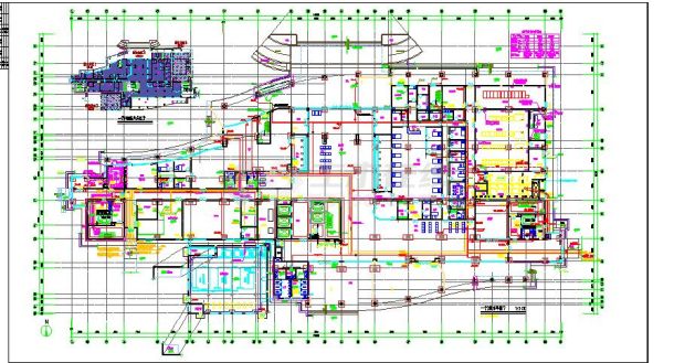 某市人民医院病房综合楼给排水图纸-图一