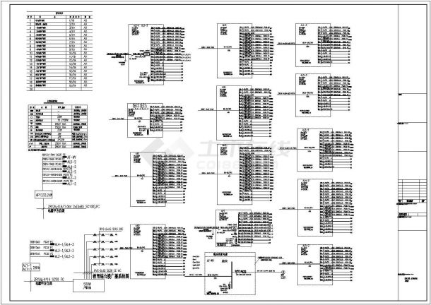 [四川]某7412㎡六层寄宿学校强电系统施工图纸-图一