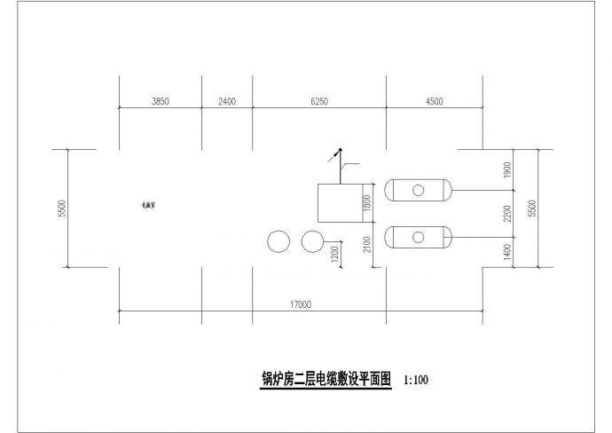 [河南]某420㎡两层锅炉房电气施工图纸_图1