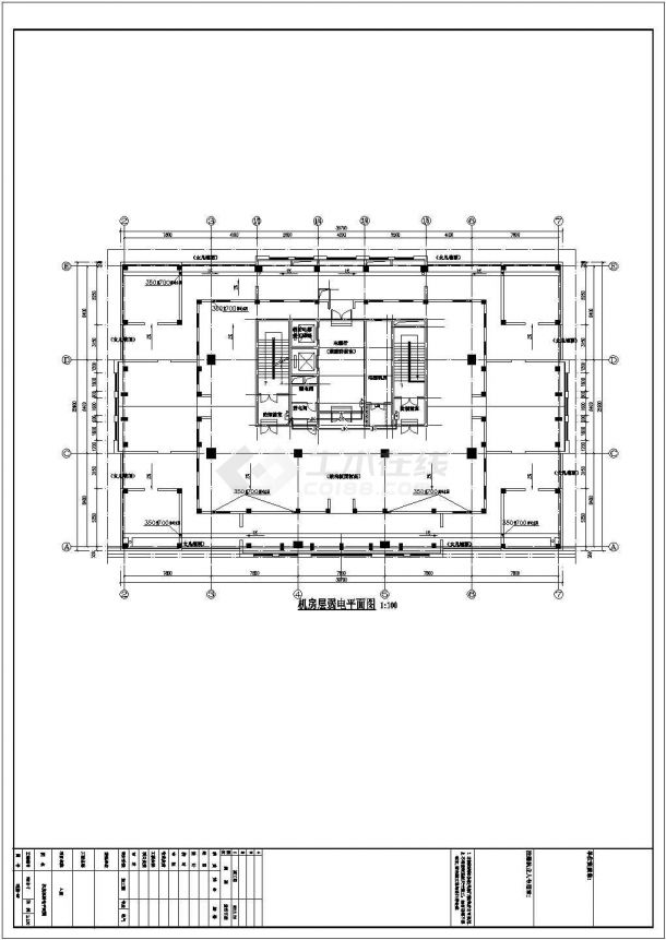 [江苏]35000㎡三十三层商务大厦强弱电系统施工图纸-图二