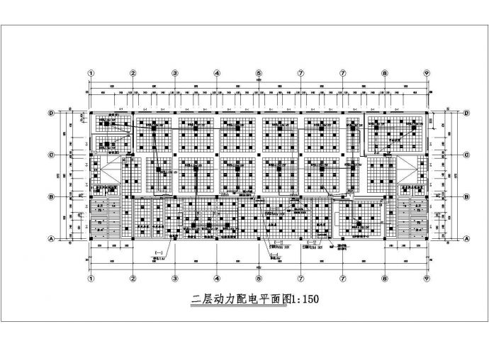 [吉林]某三层大型制造业生产楼强电施工图纸（三级负荷）_图1