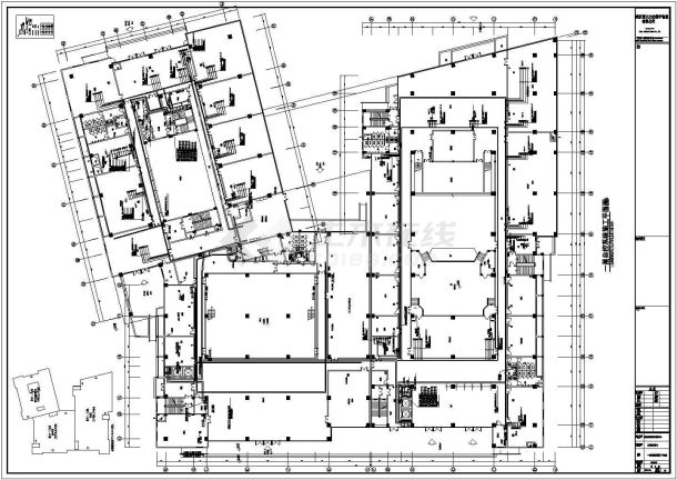 [江苏]六层大厦中心全套弱电智能系统施工图纸（含车库）-图二