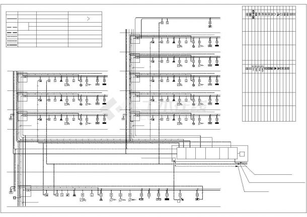 [浙江]某四层研发科技城强电系统施工图纸（含建筑立面图）-图一