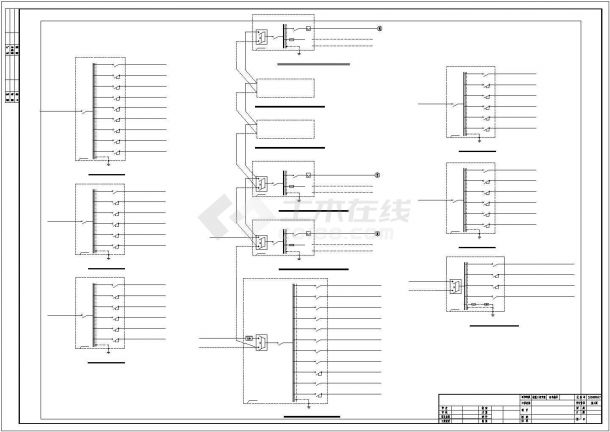 [广州]40000㎡十一层高层公寓配电系统施工图纸（含车库）-图二