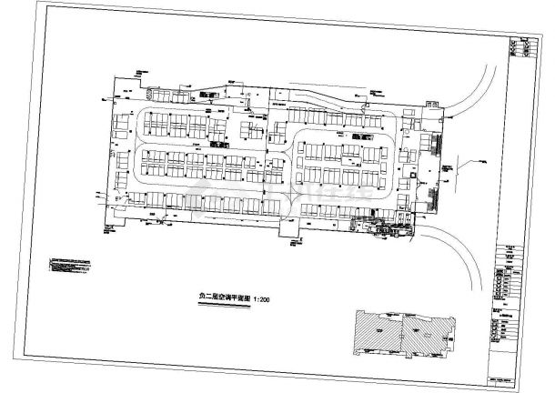 [湖南]33558㎡大型地下商场强电系统施工图纸（含车库人防）-图一