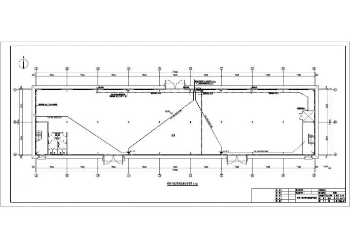 河北某7854㎡厂房电气施工图纸（二级负荷）_图1
