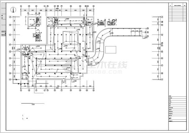 某3367㎡公寓地下车库电气施工图纸（含电气设计说明）-图二