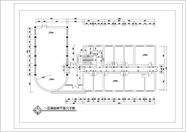 某培训学校室内装修装饰施工方案图-图一