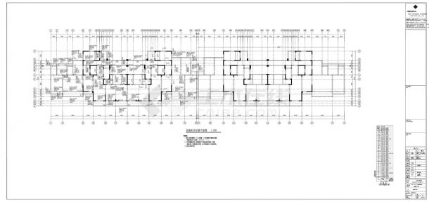 29层剪力墙住宅楼结构施工图1JG（二版）CAD-图一