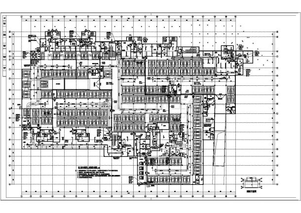 [安徽]地下车库通风及防排烟系统设计施工图（防火分区）-图二