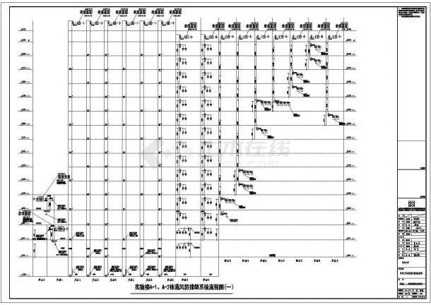 [江苏]47277㎡十五层实验楼空调通风及防排烟系统设计施工图（人防设计）-图二