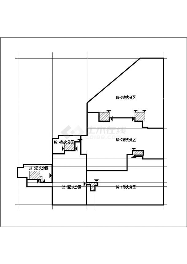 [广东]高层商住楼空调通风防排烟系统设计施工图（机房设计）-图一