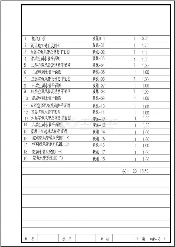 [天津]150000㎡九层研发中心建筑群空调通风及防排烟系统设计施工图（采暖设计）-图一