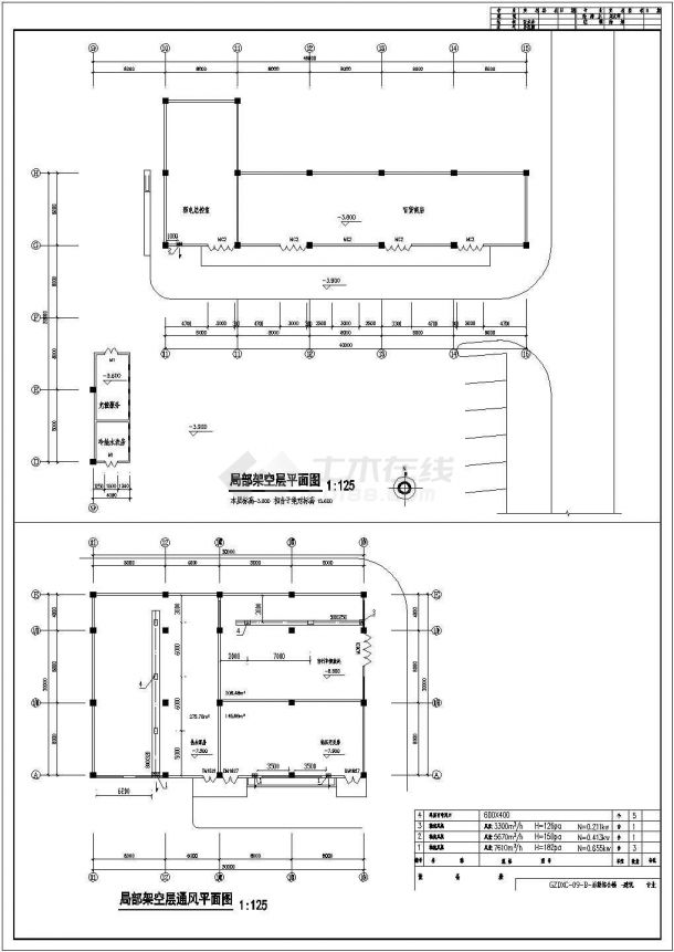 [广东]24734㎡高等院校后勤楼空调通风及防排烟系统设计施工图-图二