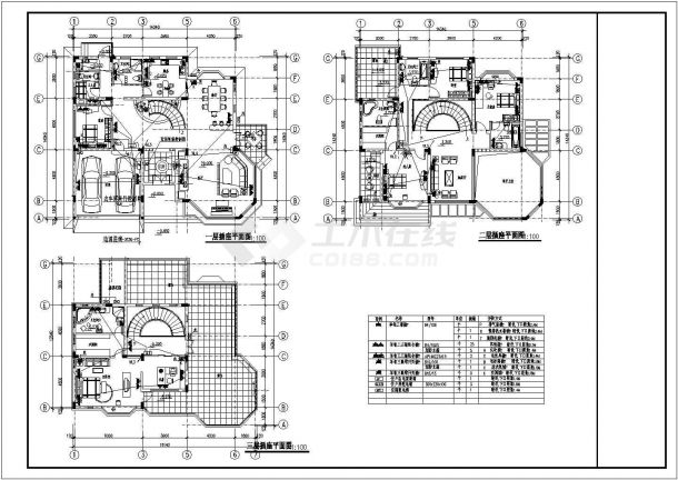 三层奢华私人别墅电气设计施工方案-图二