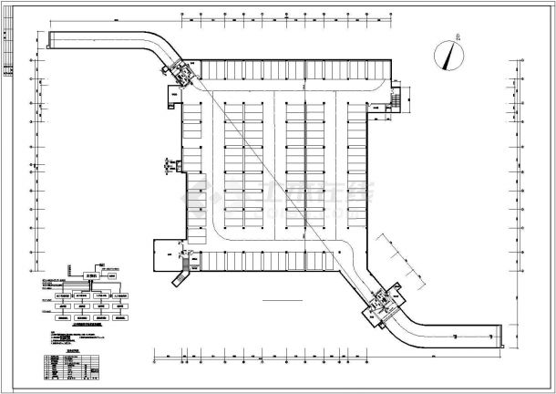 实用型地下车库电气设计施工图-图一