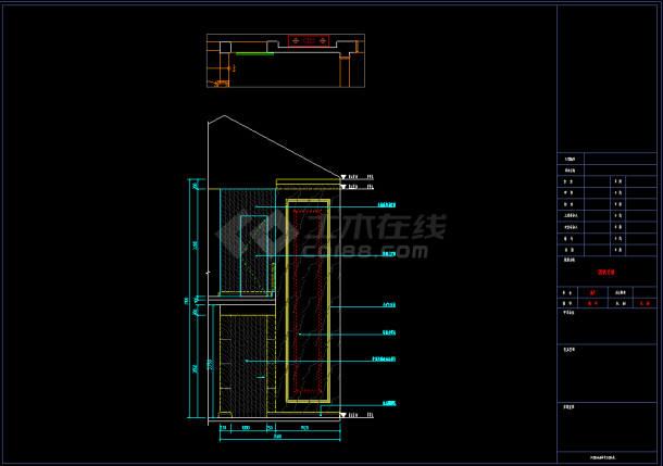 新中式风格两层别墅带地下室全套室内装修施工图cad图纸下载（含效果图）-图一
