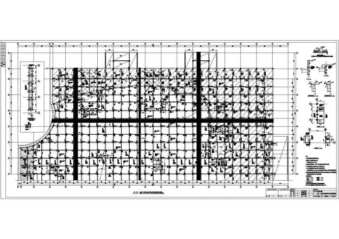 地上7层框架（含少量剪力墙）结构公寓楼结构施工图_图1