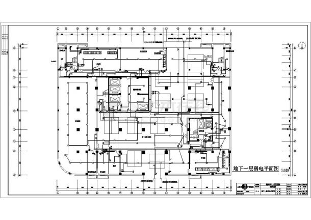 山东某43091㎡二十二层医院全套弱电施工图-图一